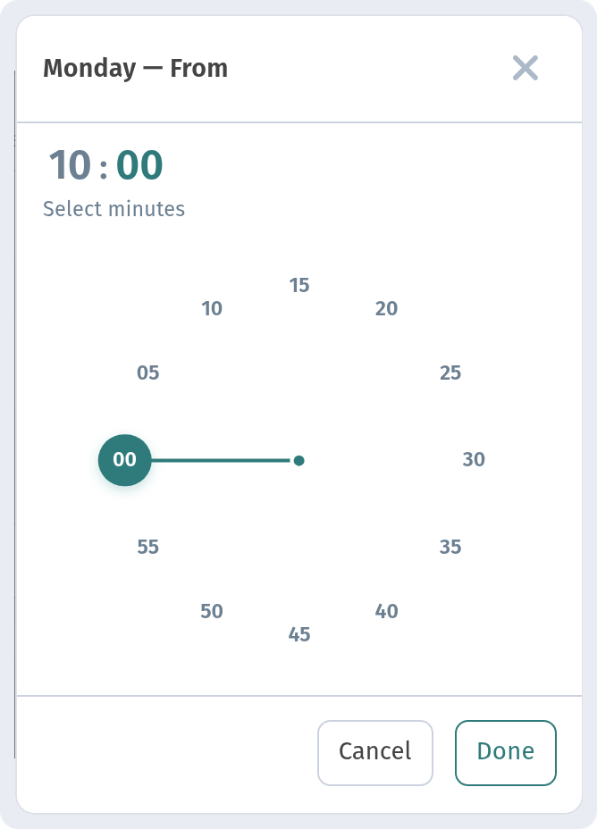 Wi-Fi, opening hours and contacts in your WebQRMenu menu