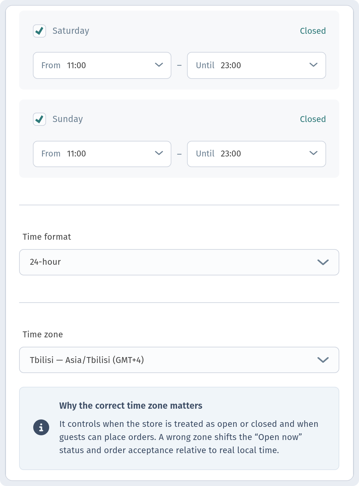 Store appearance and settings in WebQRMenu: the complete guide