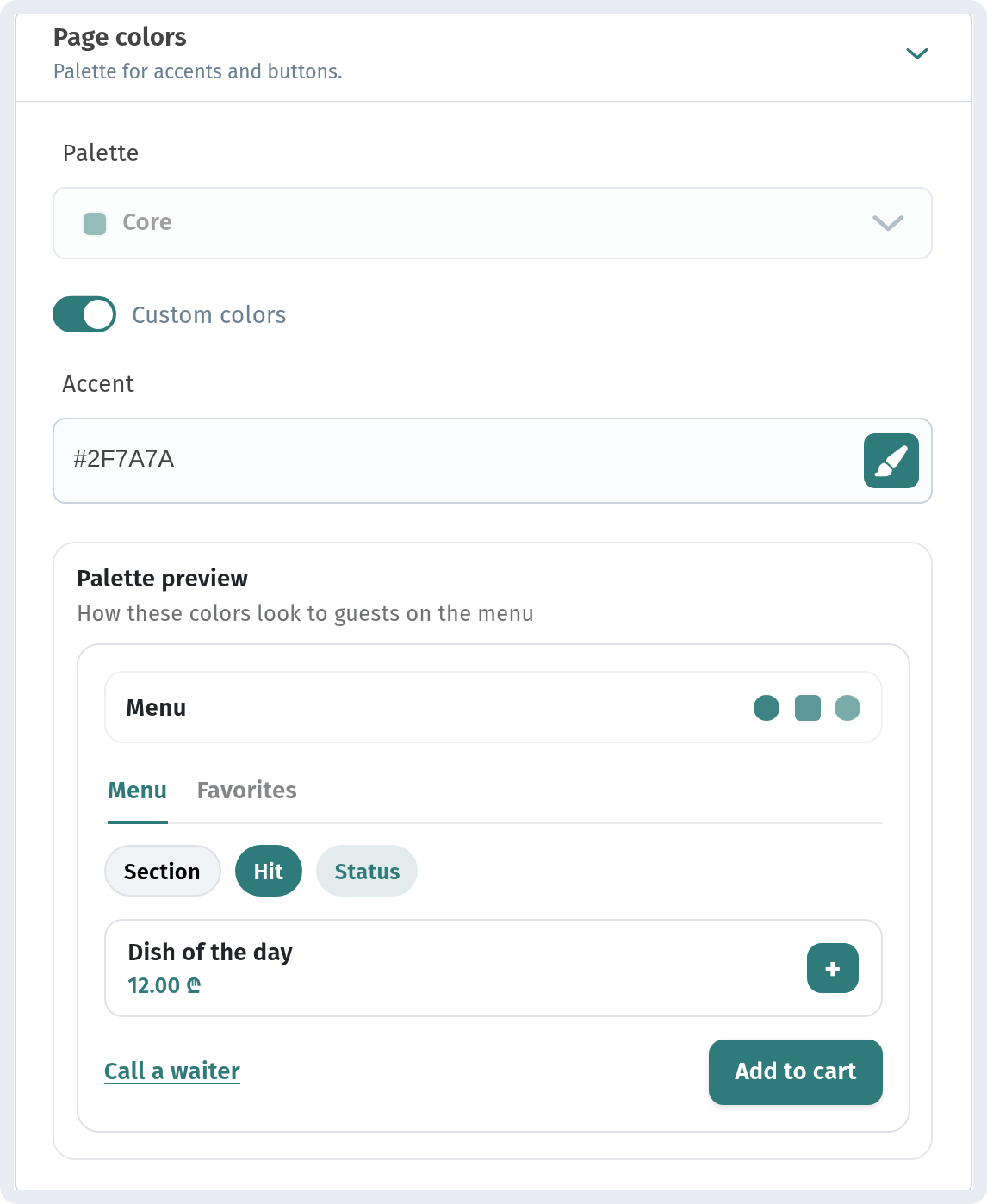 Store appearance and settings in WebQRMenu: the complete guide