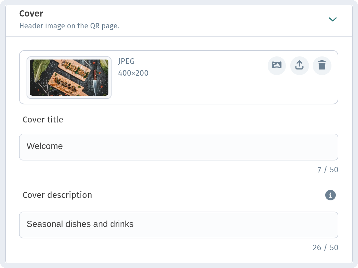 Store appearance and settings in WebQRMenu: the complete guide