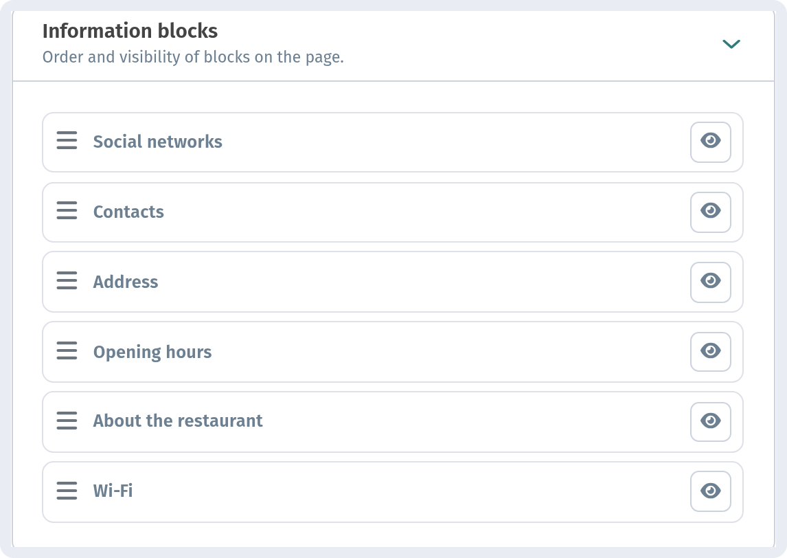 Store appearance and settings in WebQRMenu: the complete guide