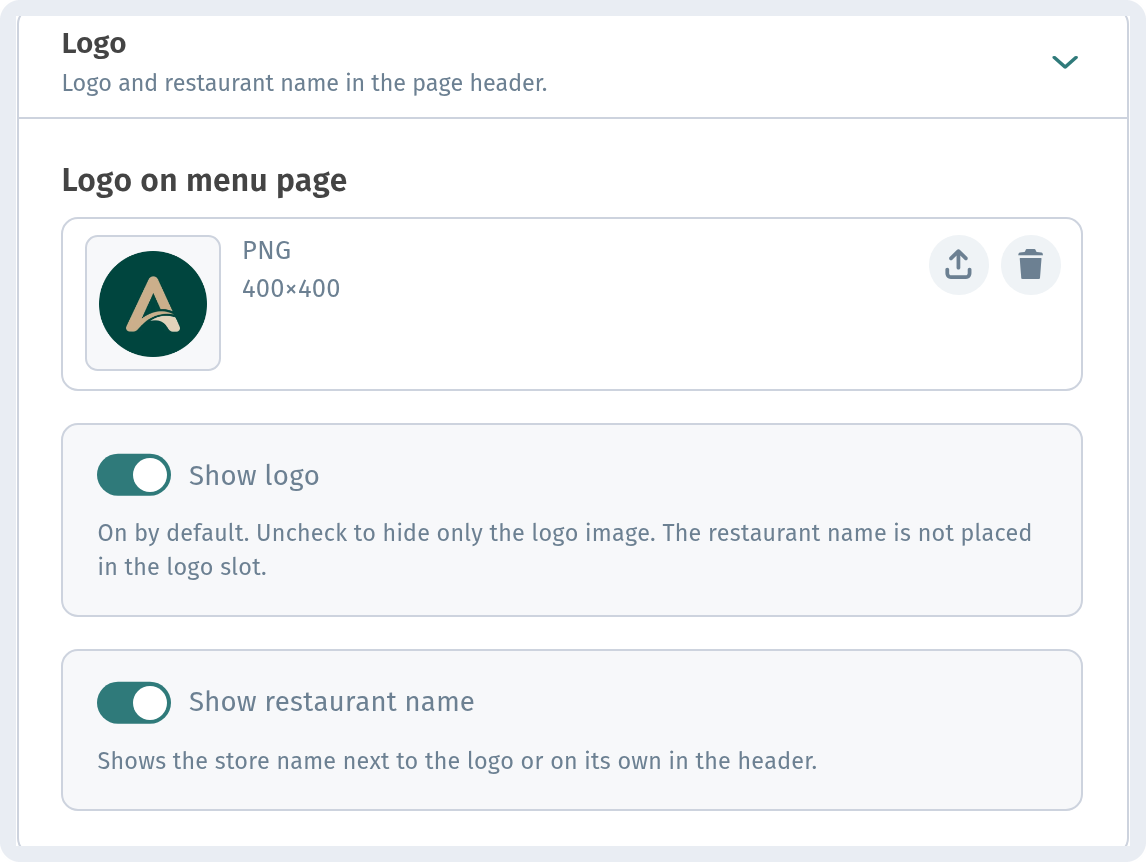Store appearance and settings in WebQRMenu: the complete guide