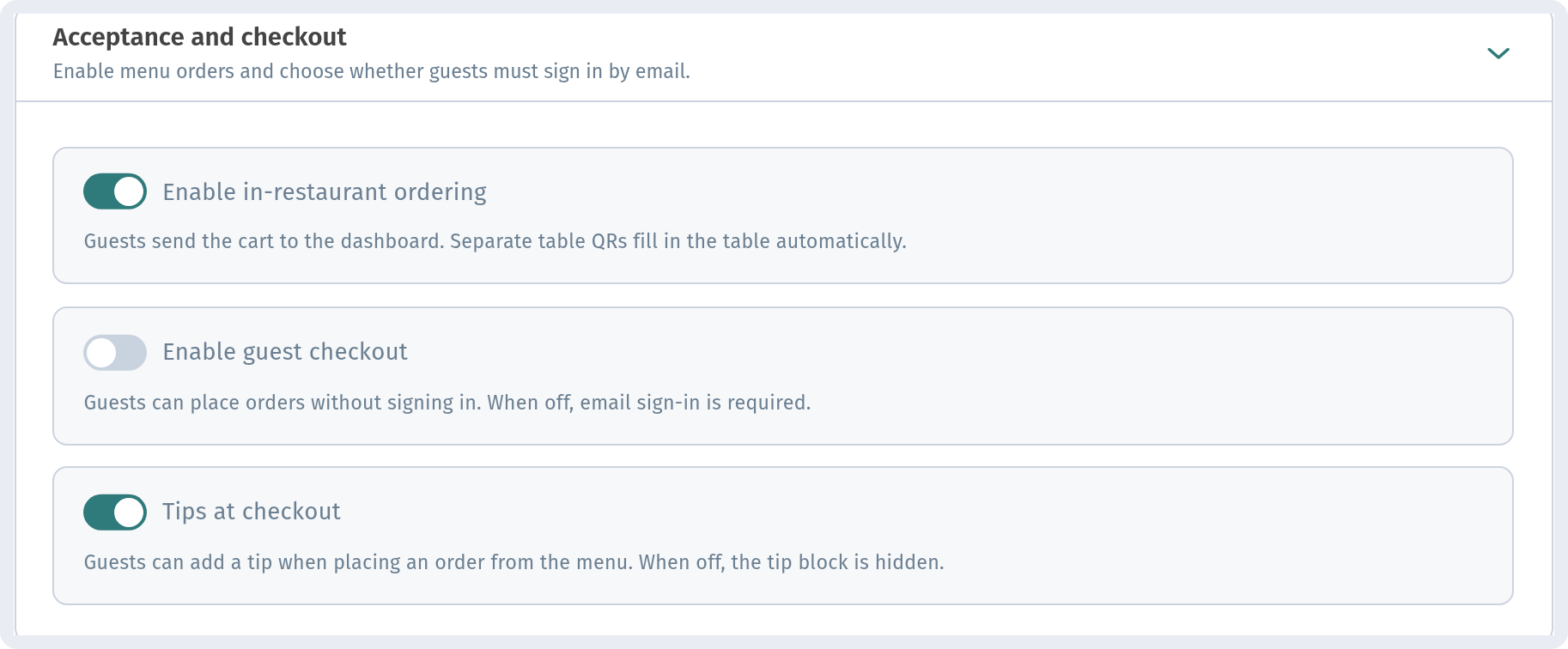 Store appearance and settings in WebQRMenu: the complete guide