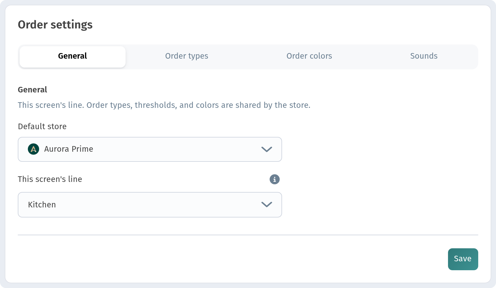 Kitchen line in WebQRMenu: the kitchen screen for QR orders