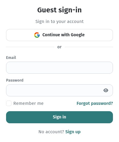 Guest Sign-Up and Your Client Base in WebQRMenu