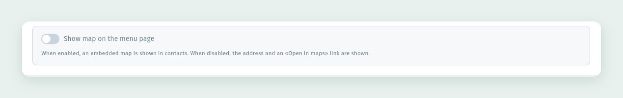 How to create a new store in WebQRMenu and what to set up first