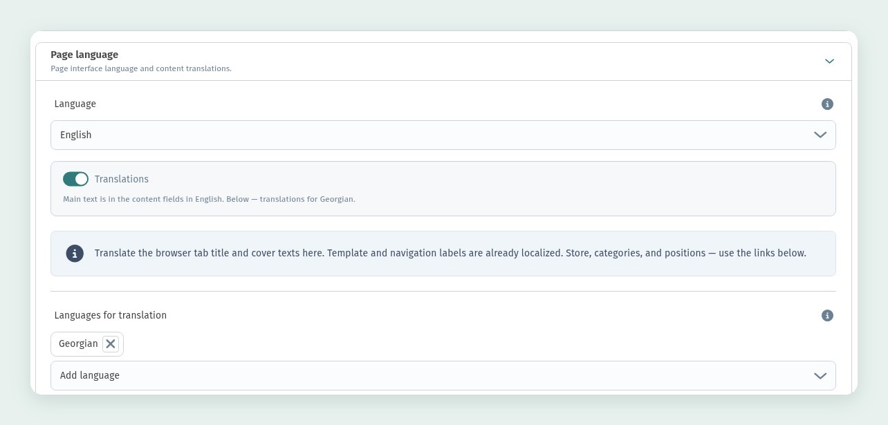 How to create a new store in WebQRMenu and what to set up first