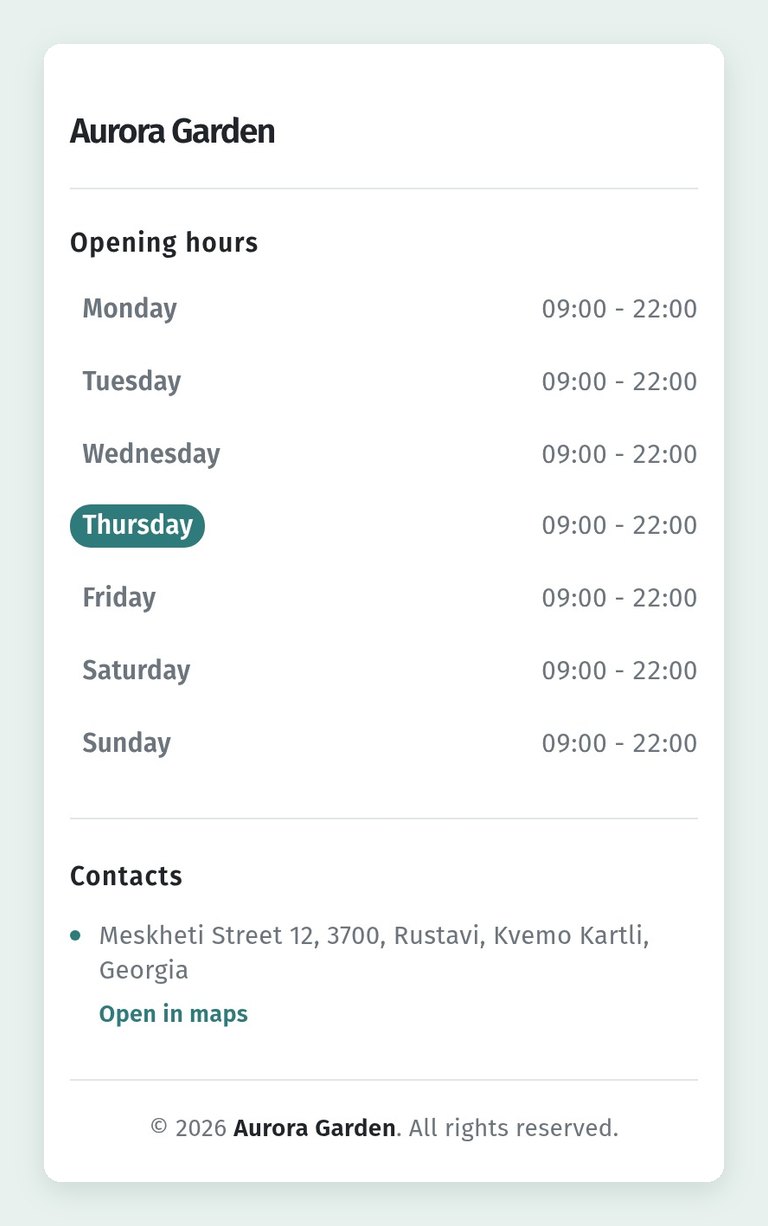 How to create a new store in WebQRMenu and what to set up first