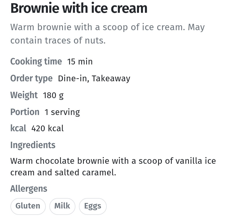 Allergens and diets: a menu that works for guests with restrictions (vegetarian, gluten-free, nuts and more)