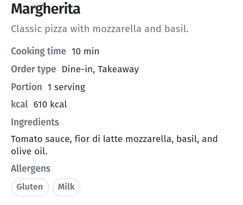 Allergens and diets: a menu that works for guests with restrictions (vegetarian, gluten-free, nuts and more)