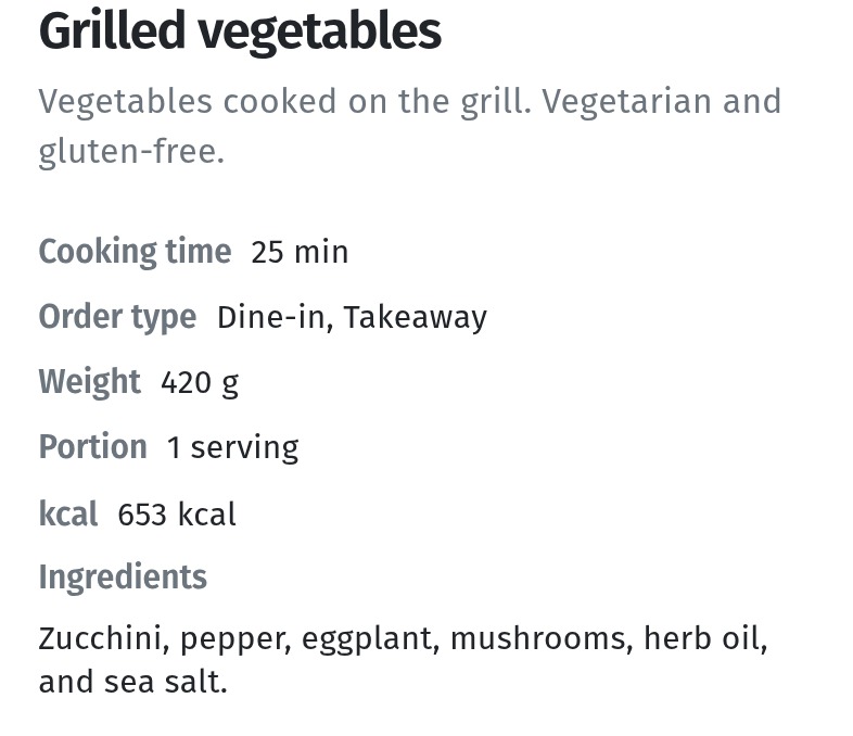 Allergens and diets: a menu that works for guests with restrictions (vegetarian, gluten-free, nuts and more)