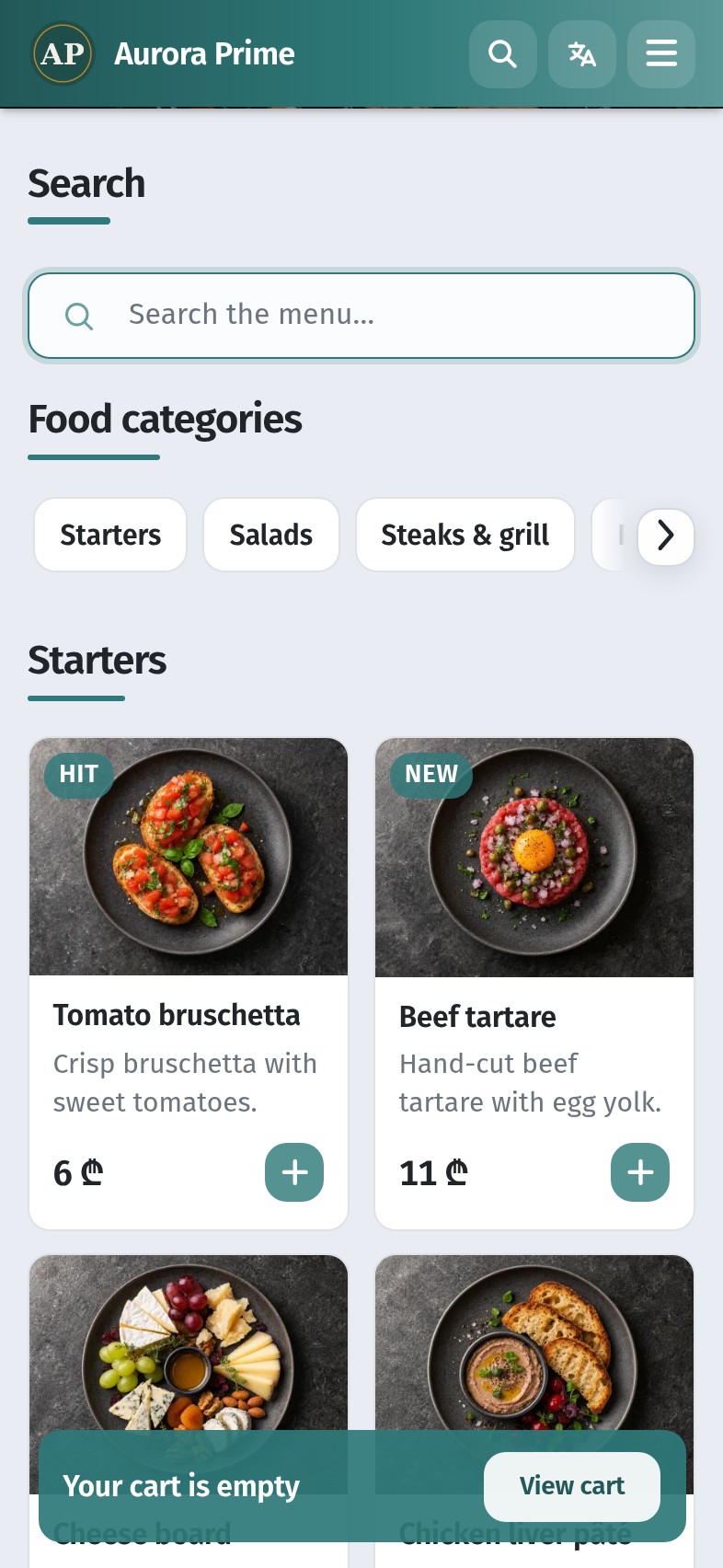 How a guest finds a dish: search, categories and navigation in a QR menu